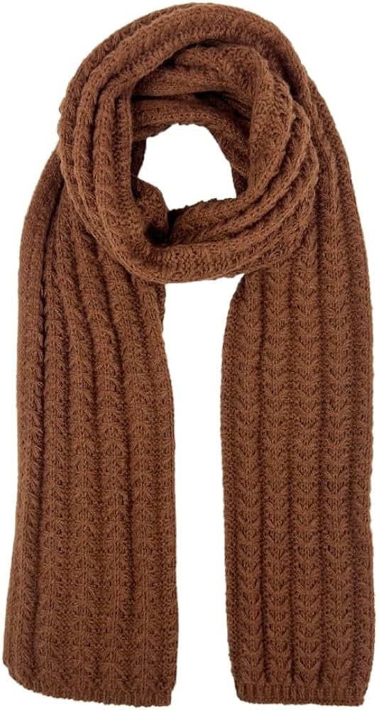 Humble Hilo Knitted Scarf Fall Scarf for Women and Men Scarf Winter Scarf & Hat Set | Amazon (US)