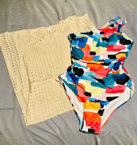 I’m super excited for this very affordable swimsuit and coverup combination !

#LTKfindsunder50 #LTKstyletip #LTKswim