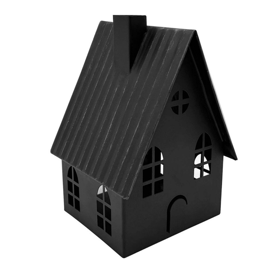 Black Tin Haunted House 

#LTKSeasonal #LTKSaleAlert #LTKHome