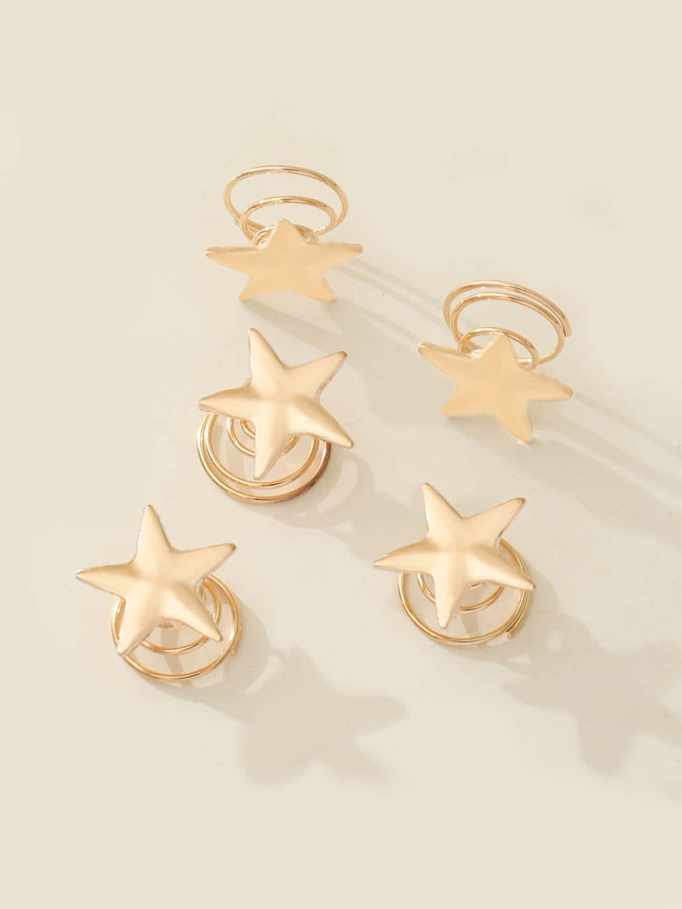 5pcs Women Star Decor Fashion Hair Ring SKU: sc2303019999762199(27 Reviews)$1.70$1.62Join for an ... | SHEIN