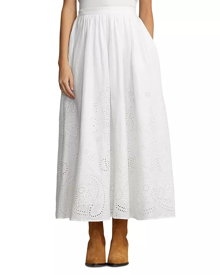 Eyelet Midi Skirt | Bloomingdale's (US)