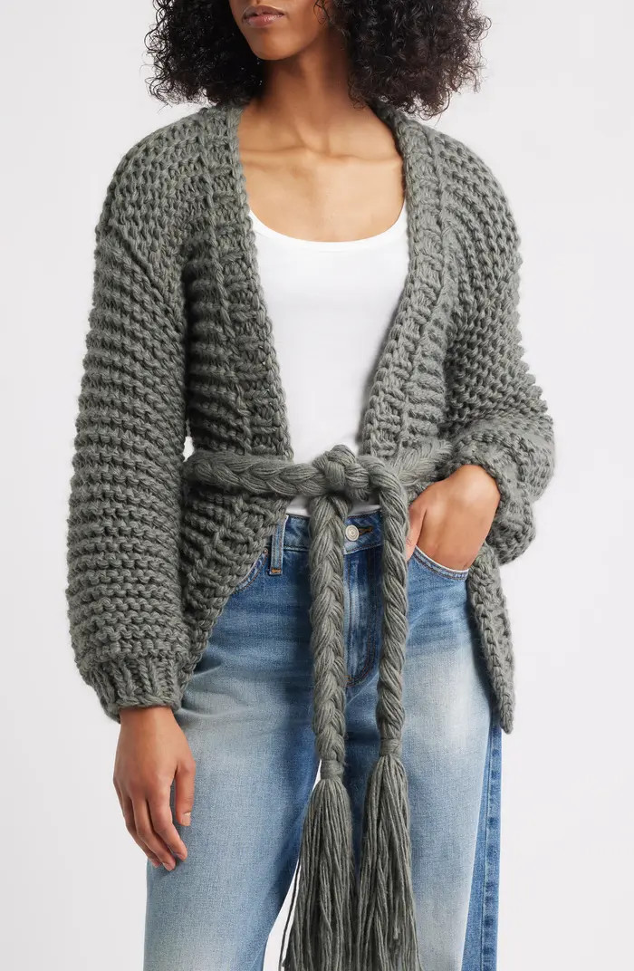 Chunky Belted Cardigan | Nordstrom