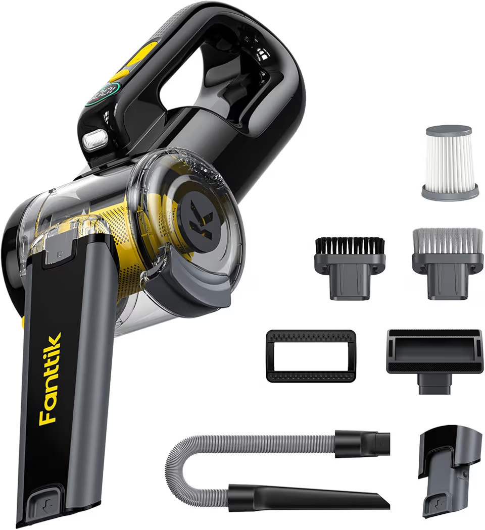 Fanttik Fold V10 APEX Pivot Cordless Car Vacuum, Handheld Vacuum, Portable for Car Home Pet | Amazon (US)