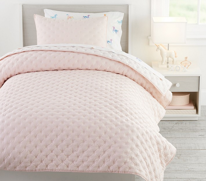 Square Stitch Quilt & Shams | Pottery Barn Kids