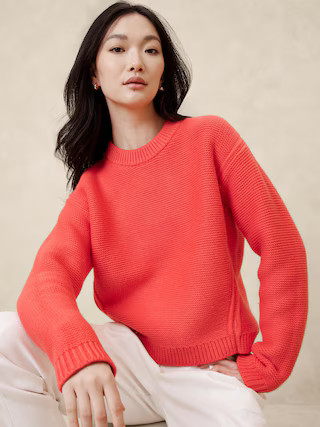 Textured Stitch Pullover Sweater | Banana Republic Factory | Banana Republic Factory