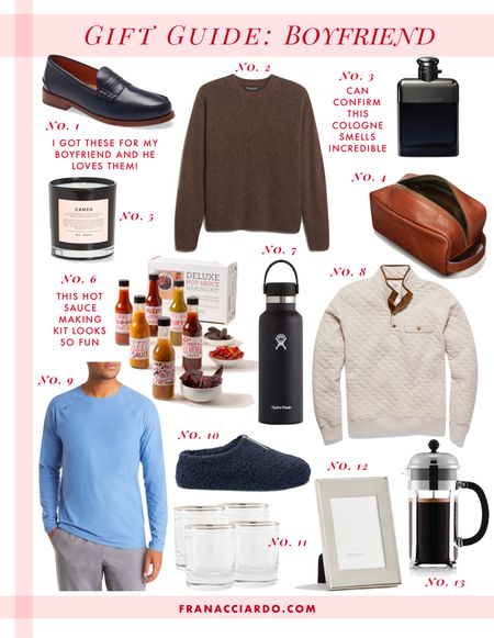 The boyfriend gift guide is up on franacciardo.com! Check there for the rest of the links & more ideas! 

#LTKSeasonal #LTKHoliday #LTKmens