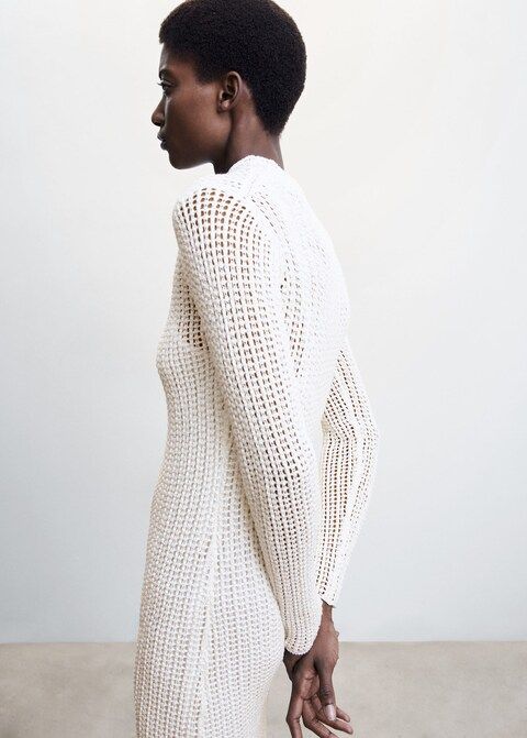 Knit openwork sweater -  Women | Mango USA | MANGO (US)