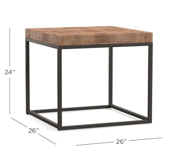 Malcolm 26" Square End Table | Pottery Barn (US)