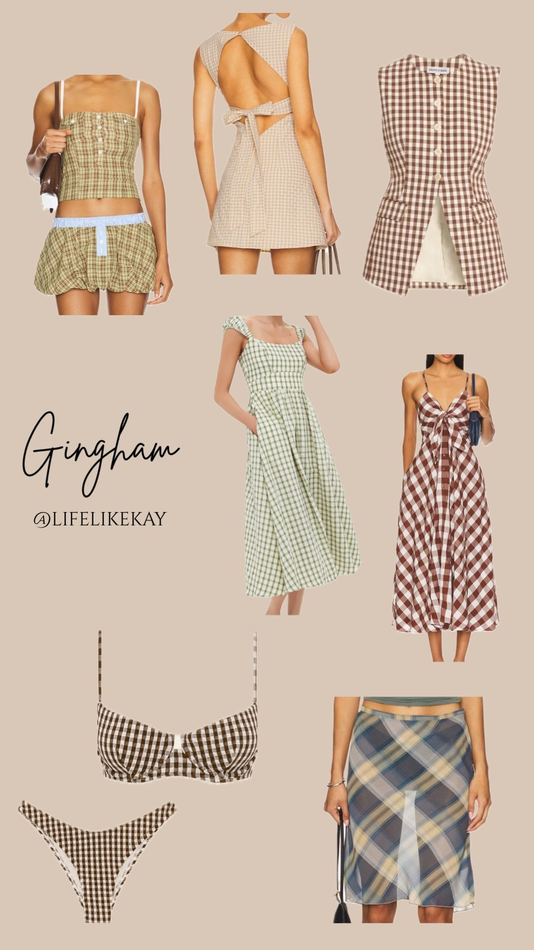 Gingham 

#LTKSaleAlert #LTKStyleTip #LTKWorkwear