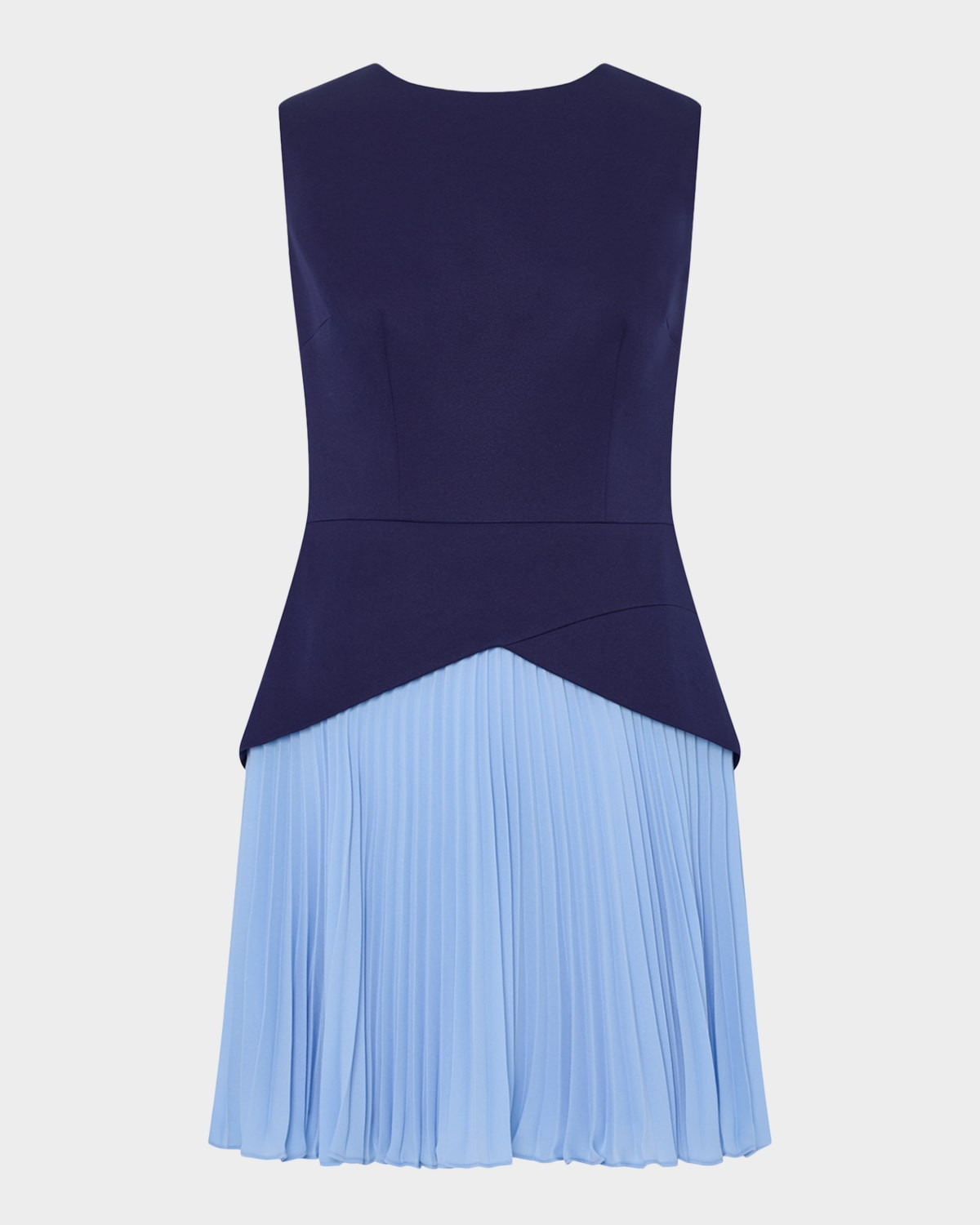 Haddy Cady & Pleated Chiffon Mini Dress | Neiman Marcus