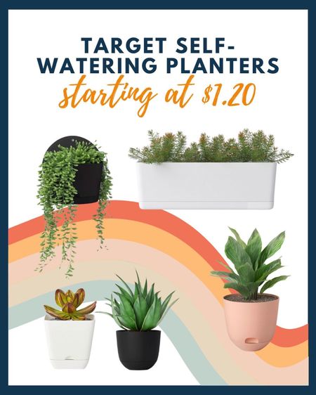 We have ALL the heart eyes for Target’s self watering planters 😍😍😍 Even better, these already super affordable planters are 20% OFF between now and March 11th!!! 😱🙌🏼🔥 That means you can score these for as low as $1.20 EACH!!! 😍 And yes, that rainbow you’re looking at is just a few of the amazing colors available! 🤩🫶🏼 Check out our favorites below!

#LTKsalealert #LTKSeasonal #LTKhome