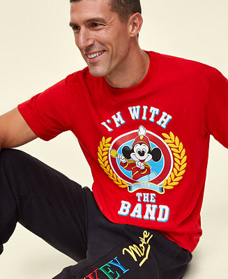 Disney | Macy's Adult Unisex Mickey Mouse I'm with The Band Graphic T-Shirt, Exclusively at Macy'... | Macy's