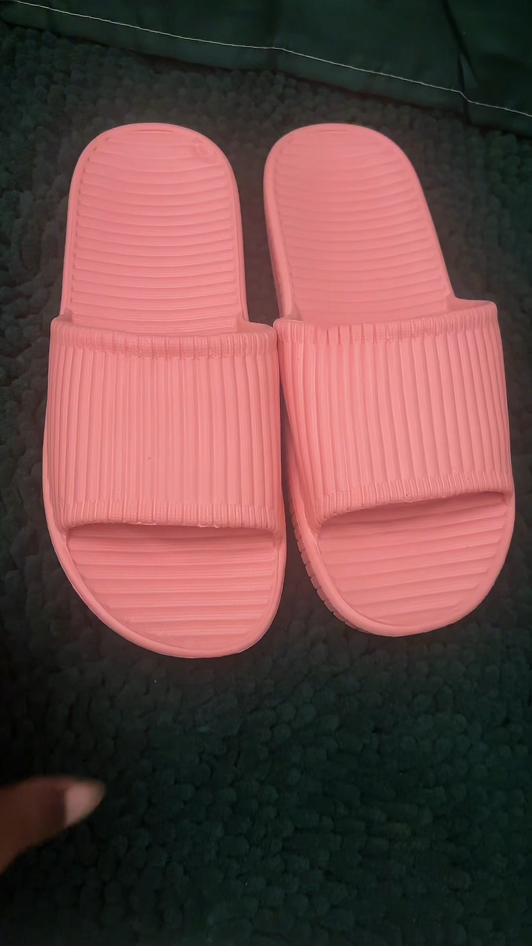 For anyone prepping for an upcoming trip, these pink rubber shower slides from Amazon are such a good travel buy they’re lightweight, very durable, quick-drying, and great for hotel showers, pool or beach days. I have personally used mine on several vacations and it was the best buy to date from Amazon.



#LTKCyberWeek #LTKTravel #LTKFindsUnder50