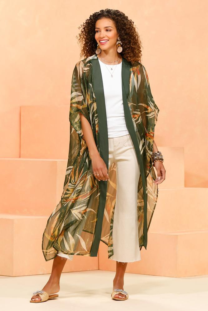 palmetto paradise kimono | Versona