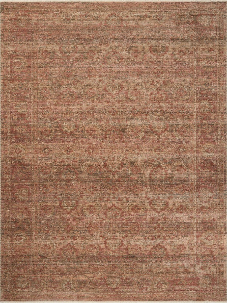 Molly MOL-09 Brick/Bark Area Rug | Rugs Direct