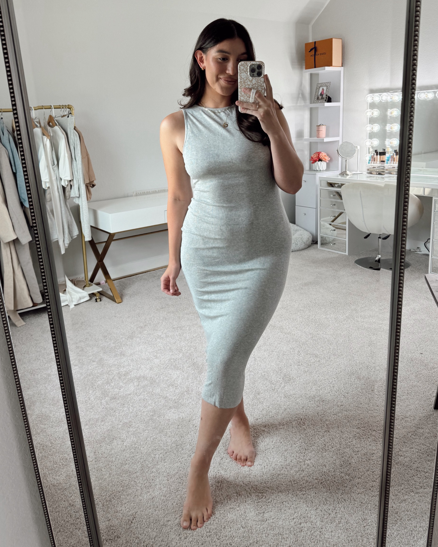 Comfiest and stretchiest boat neck ribbed dress🙌🏼🙌🏼 its bump friendly and so so soft😍🤰🏻👏🏼

Maternity dress, bump friendly, grey ribbed dress, stretchy dress, midsize fashion, curvy dress, plus size outfit

#LTKMidsize #LTKBump #LTKPlusSize