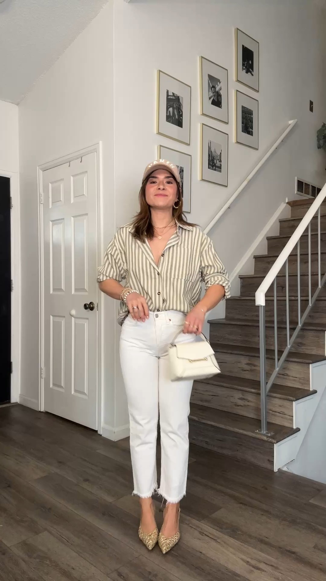 This stripe shirt was such an amazing find. It’s very soft and comfortable. 
It runs tts. I’m wearing size small.
Take 30% off my jeans!!! They run tts, wearing size 25. 


#LTKFindsUnder100 #LTKFindsUnder50 #LTKWatchNow