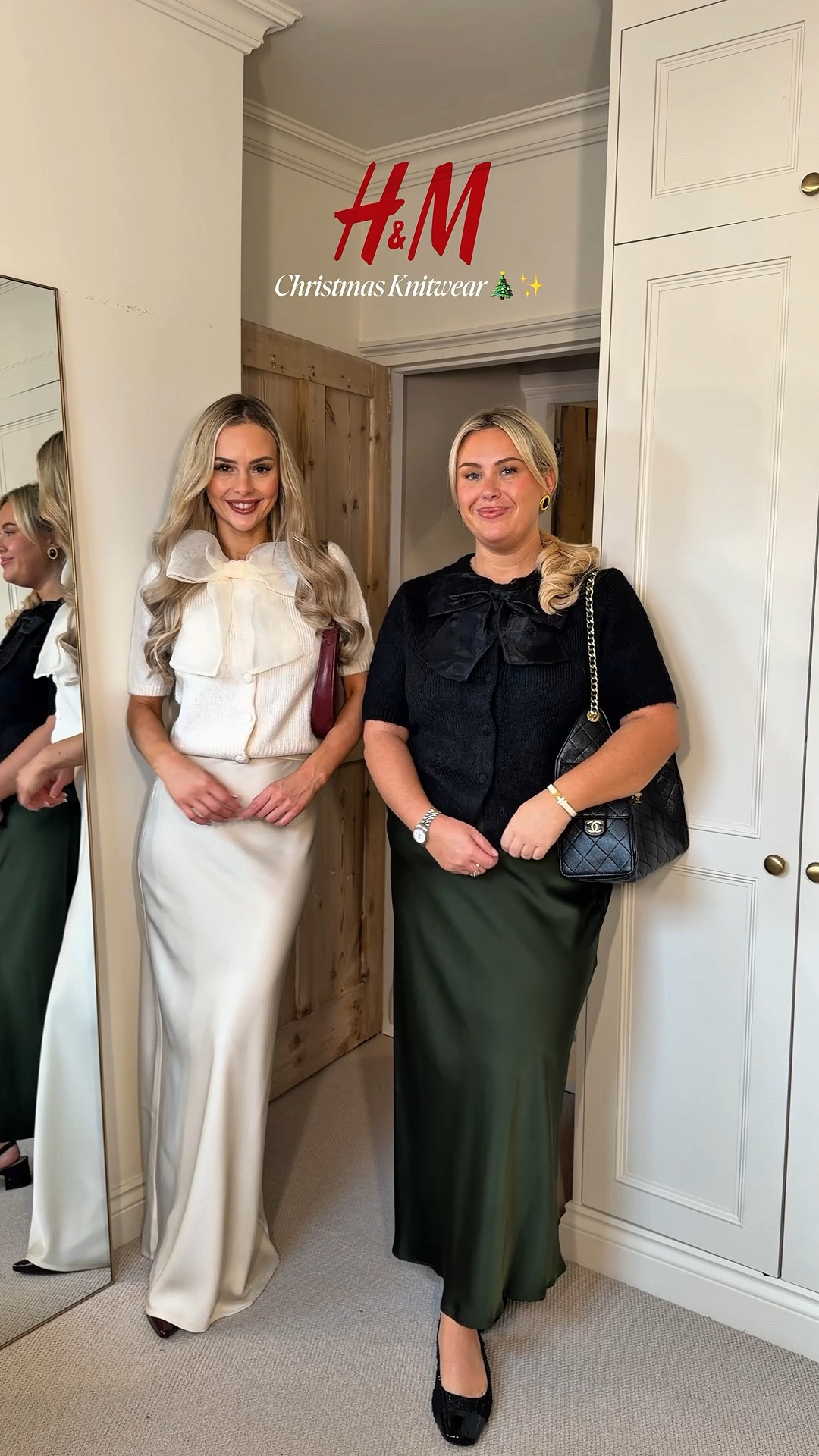 Let’s talk about Christmas Day outfits 🥂✨

Girly Knitwear : our absolute go-to for a Christmas Day outfit that’s comfortable, cosy yet still classy!! Pair with a skirt or jeans for the perfect put-together festive fit 🎄

Sophie wears size XS 
Christie wears size L

Check out our story’s for links girly! 

#christmasdayoutfit #festivefit #handm #hm #festive