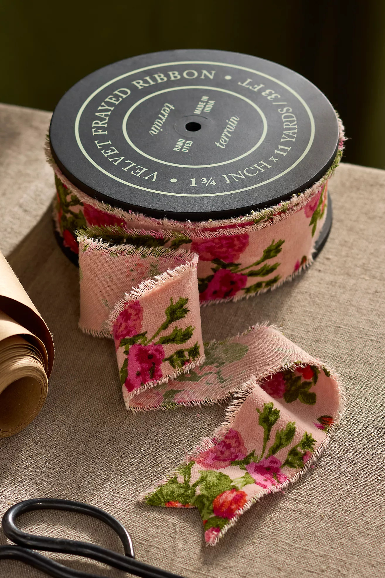 Floral Velvet Ribbon | Anthropologie (US)