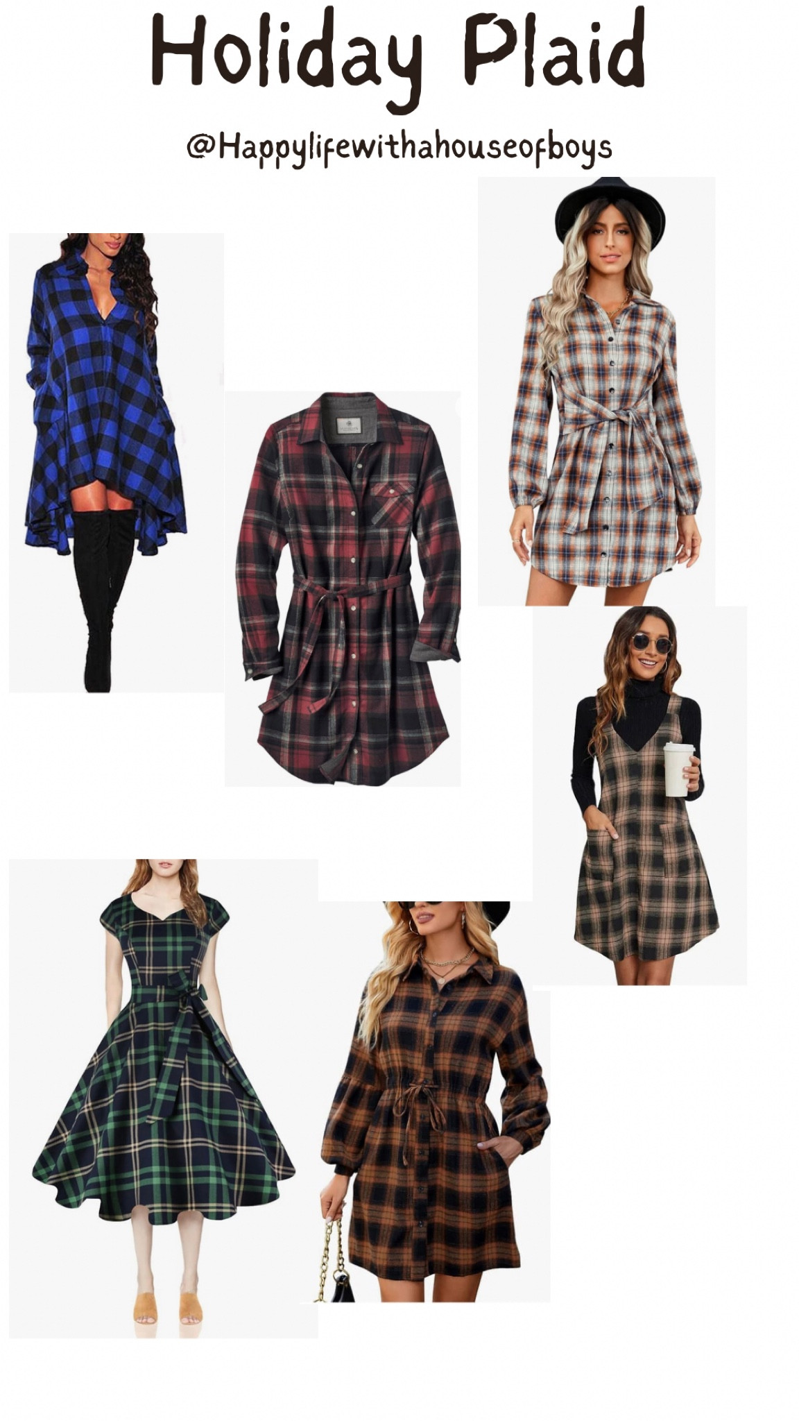 Thanksgiving Outfit
#plaid #plaiddresses #plaidjumpers #holidayoutfits 

#LTKHoliday #LTKstyletip #LTKSeasonal