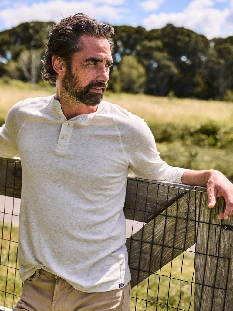 Cloud™ Long-Sleeve Henley | Faherty