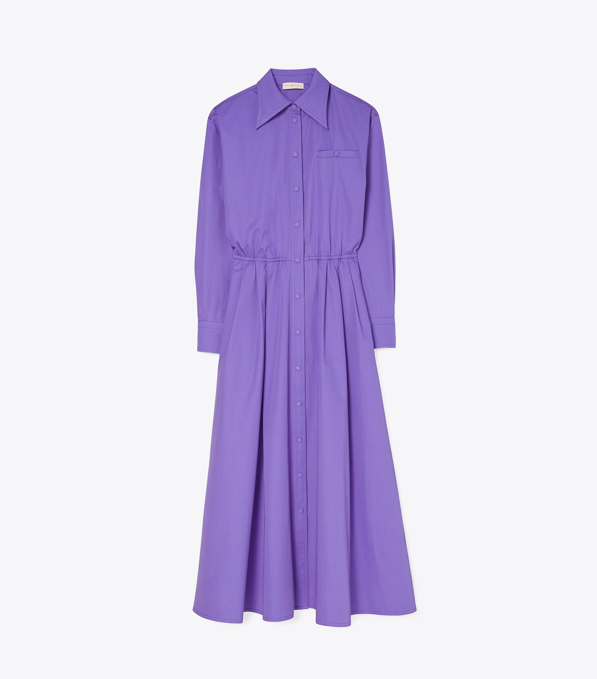 Eleanor Cotton Poplin Dress | Tory Burch (US)