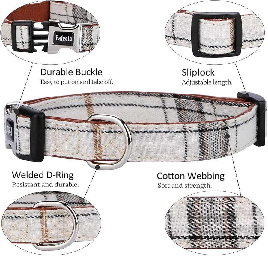 Faleela Soft &Comfy Bowtie Dog Collar,Detachable and Adjustable Bow Tie Collar,for Small Medium L... | Amazon (US)