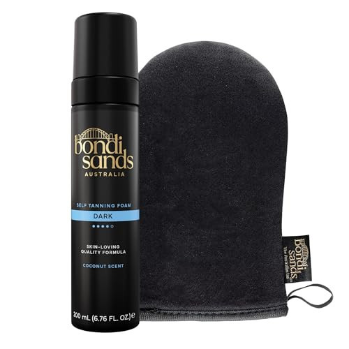Bondi Sands Dark Self Tanning Foam + Application Mitt | Includes Lightweight Sunless Foam + Reusable Mitt for a Flawless Finish ($30 Value) | Amazon (US)