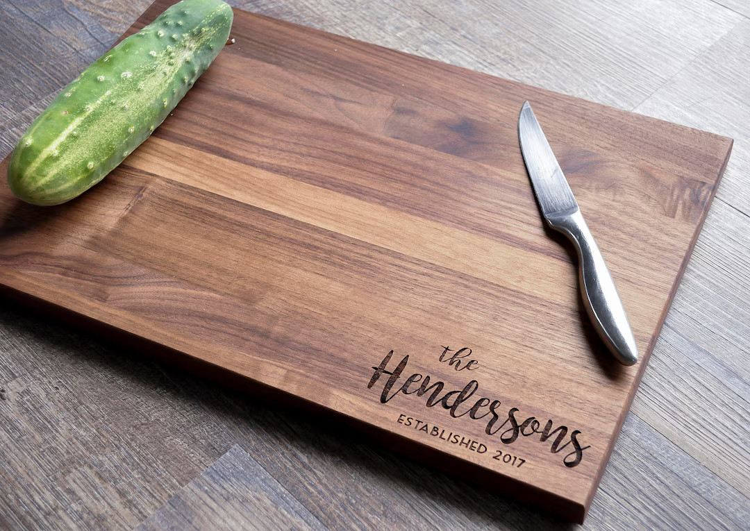 Personalized Cutting Board Engraved Cutting Board, Charcuterie Board, Wedding Gift, Housewarming ... | Etsy (US)