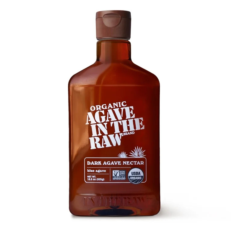 Agave In The Raw, Organic Dark Agave Nectar, Liquid, 18.5 oz, Bottle | Walmart (US)