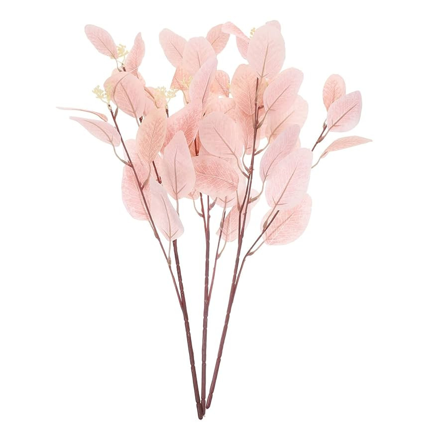 HEALLILY 3pcs Artificial Eucalyptus Leaf Bouquet Boho Decor Flower Arranging Decor Leaf Garland L... | Amazon (US)