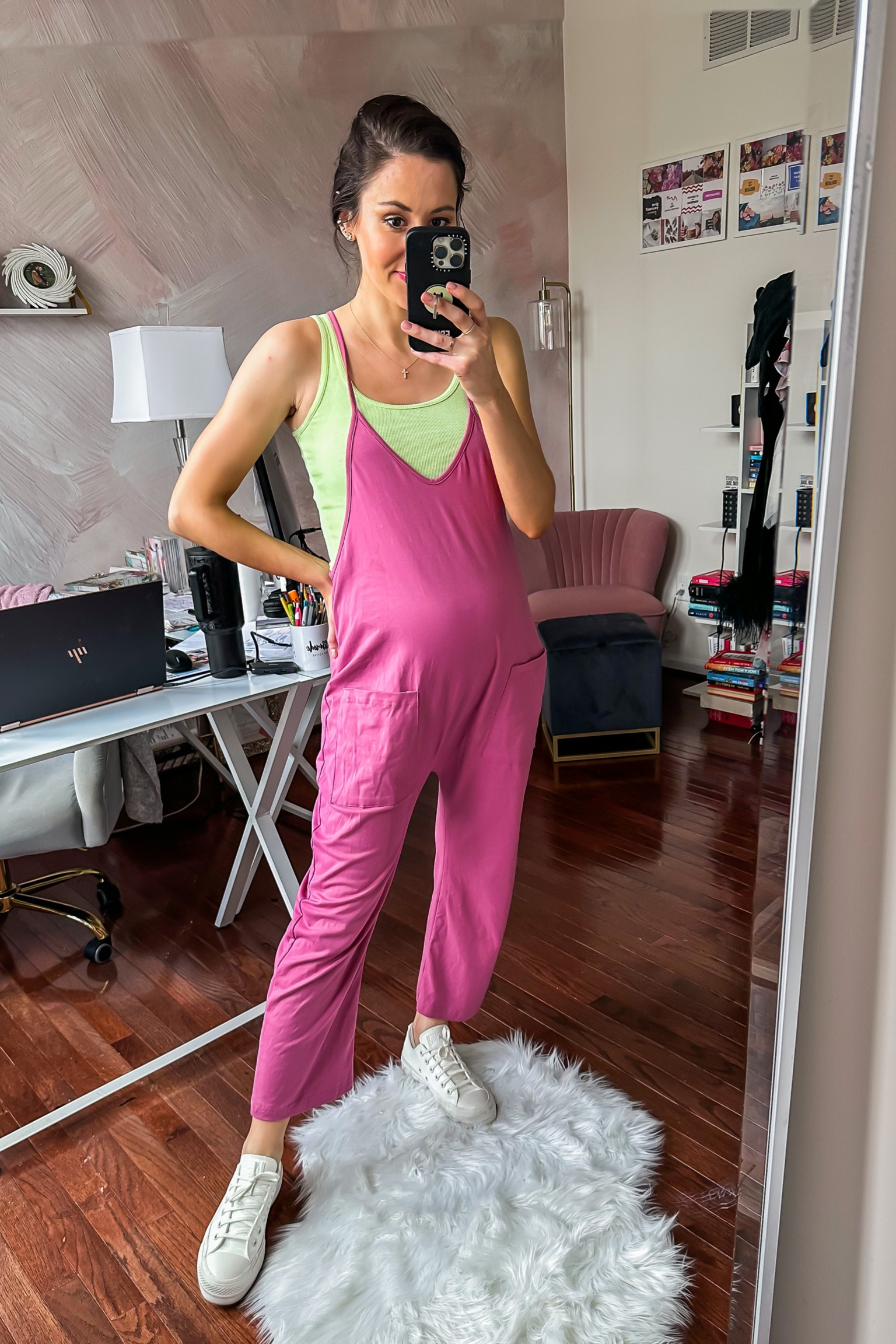 Free people hot shot onesie inspired jumpsuit from amazon fashion — under $40! 🖤 bump friendly jumpsuit & so comfy for any season 😍 wearing size S!  

#LTKSeasonal #LTKbump #LTKunder50