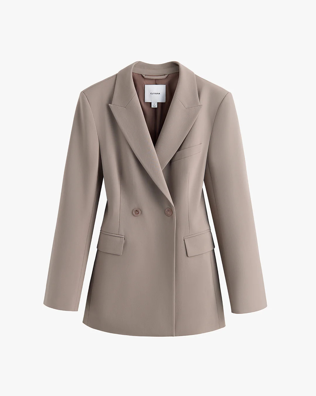 Wool Cinched Blazer - Clay / Large | Cuyana