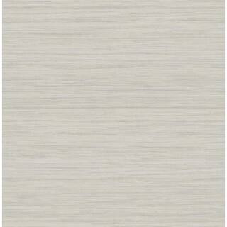 Barnaby Light Grey Faux Grasscloth Light Grey Paper Strippable Roll (Covers 56.4 sq. ft.) | The Home Depot