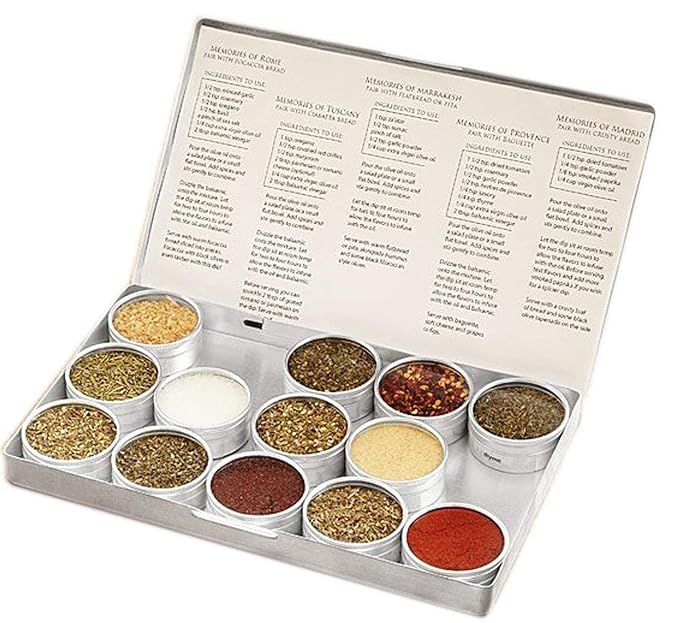 Gourmet Oil Dipping Spice Kit! 15 Herbs And Spices Dip Seasoning Blend! Bread Dipping Seasoning M... | Amazon (US)