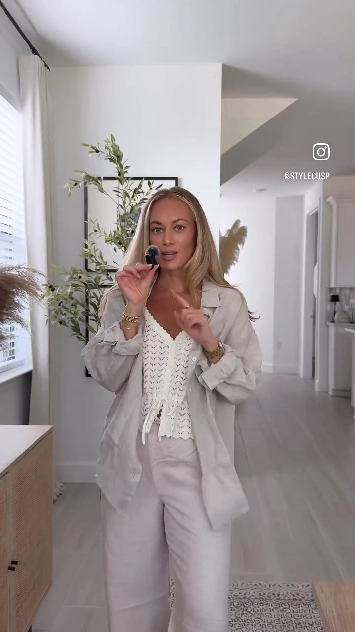 Spring @Aritzia  order - linen lodge pants, linen top, crochet top, linen dress and more 

Sizing:
Small in everything! Medium in straw hat



#LTKootd #LTKgrwm