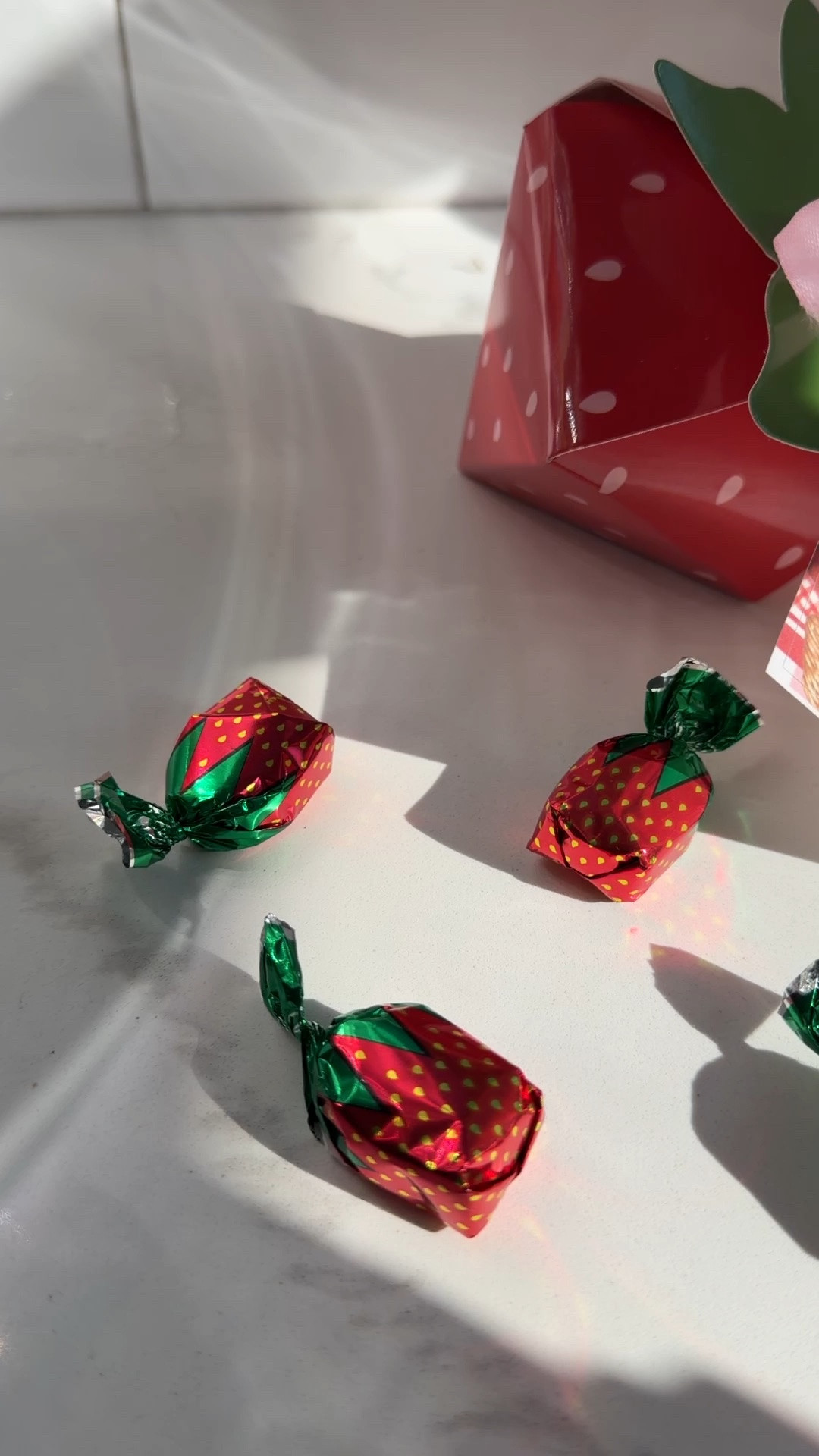 Strawberry favors