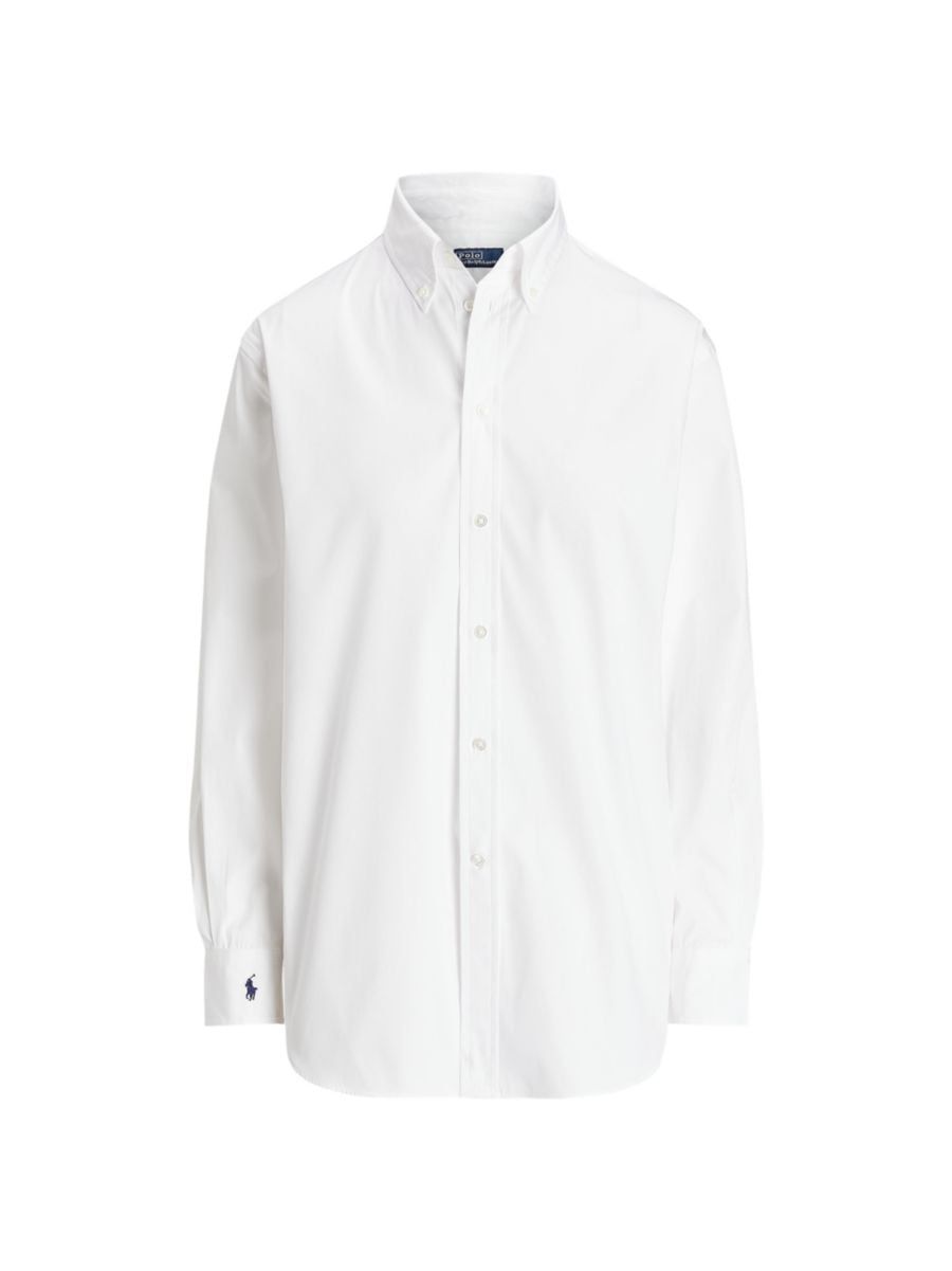 Cotton Button-Down Shirt | Saks Fifth Avenue