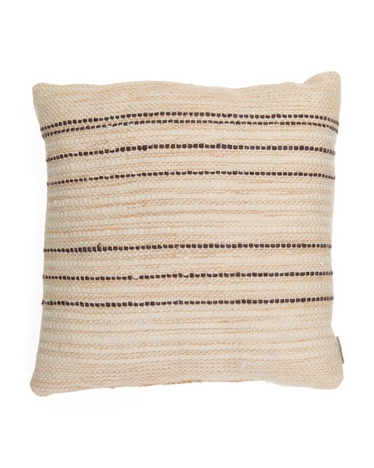 20x20 Indoor Outdoor Textured Pillow | TJ Maxx
