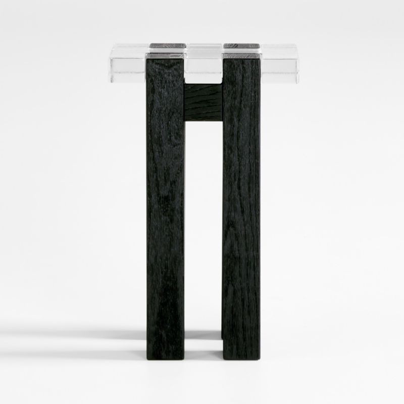 Turmont Glass End Table + Reviews | Crate & Barrel | Crate & Barrel