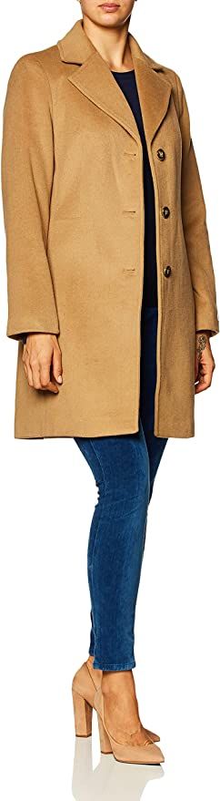 Amazon.com: Calvin Klein womens Classic Cashmere Wool Blend Coat : Clothing, Shoes & Jewelry | Amazon (US)