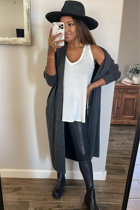 Love this Nordstrom sale cardigan! I’m wearing a small. My Spanx are also a part of the sale and I’m wearing a size medium (size up one!). Booties and top I am linking similar 

#LTKxNSale #LTKsalealert #LTKstyletip