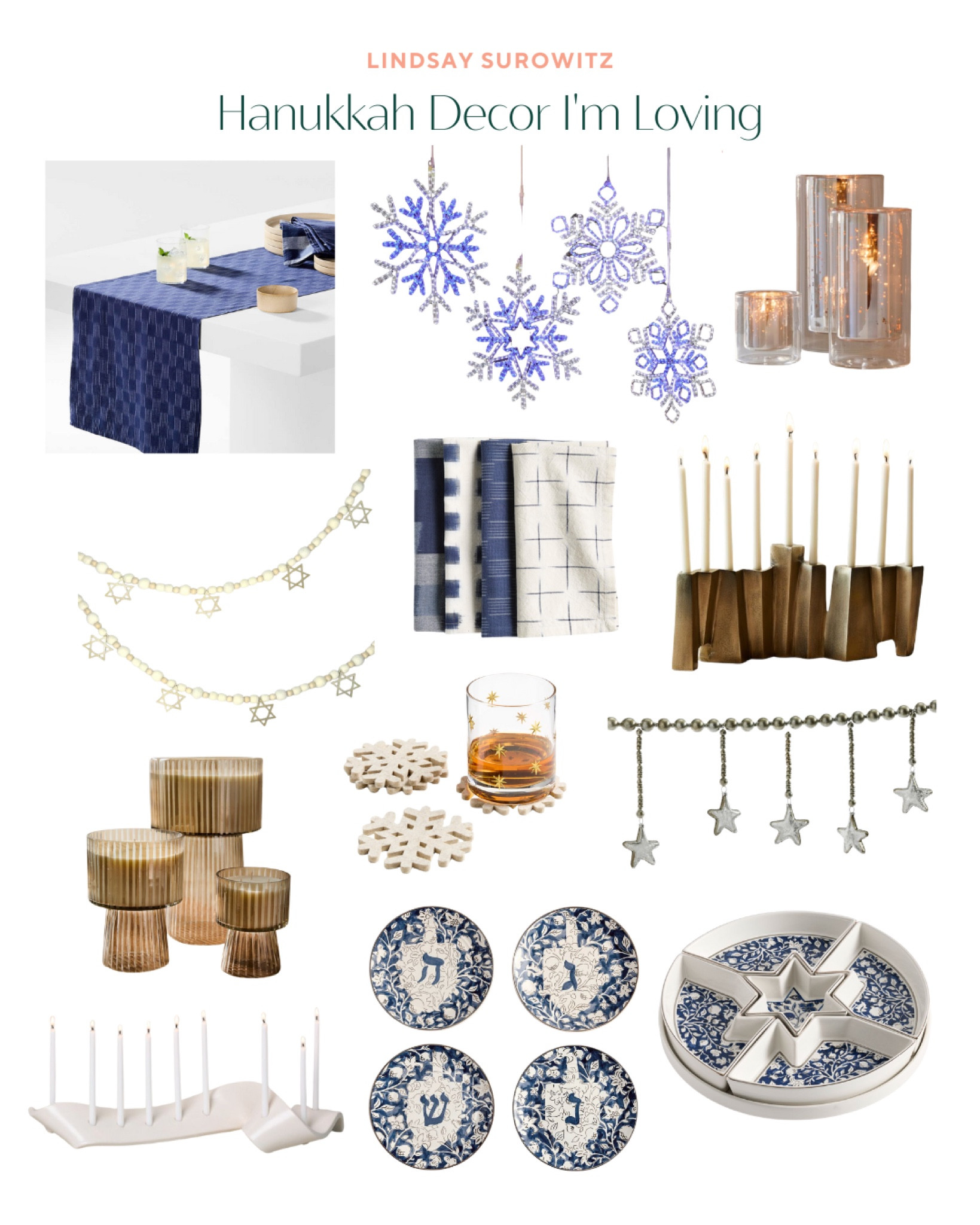Hanukkah decor I’m loving 💙

#LTKSeasonal #LTKHoliday #LTKHome