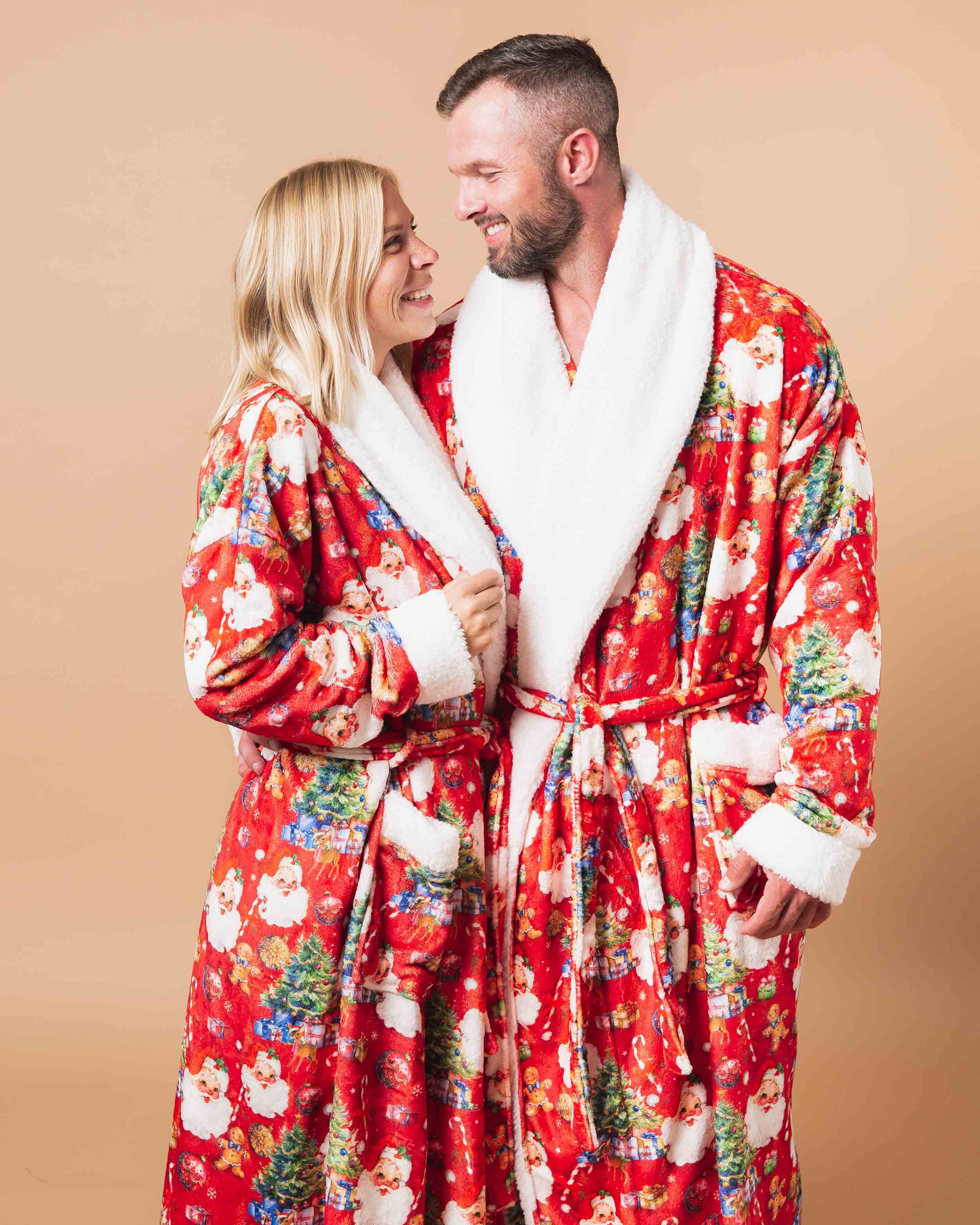 In The Nick Of Time Adult Plush Robe XS/S | Bums and Roses