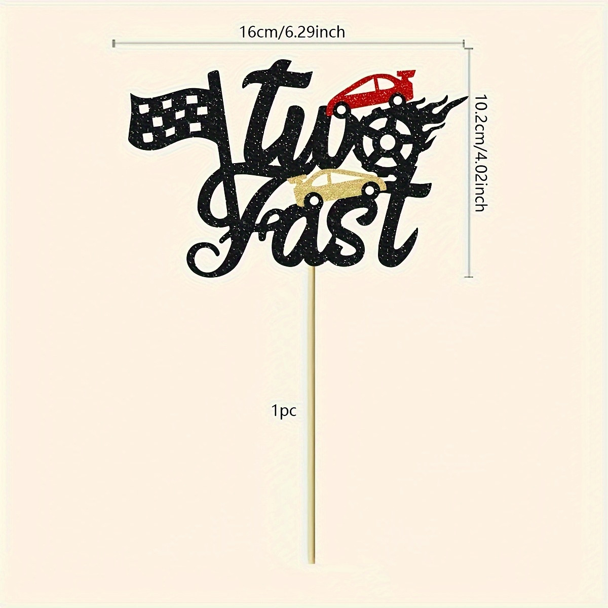 1pc two fast cake topper racing car   themed happy birthday party supply for boys girls kids 2nd ... | Temu Affiliate Program