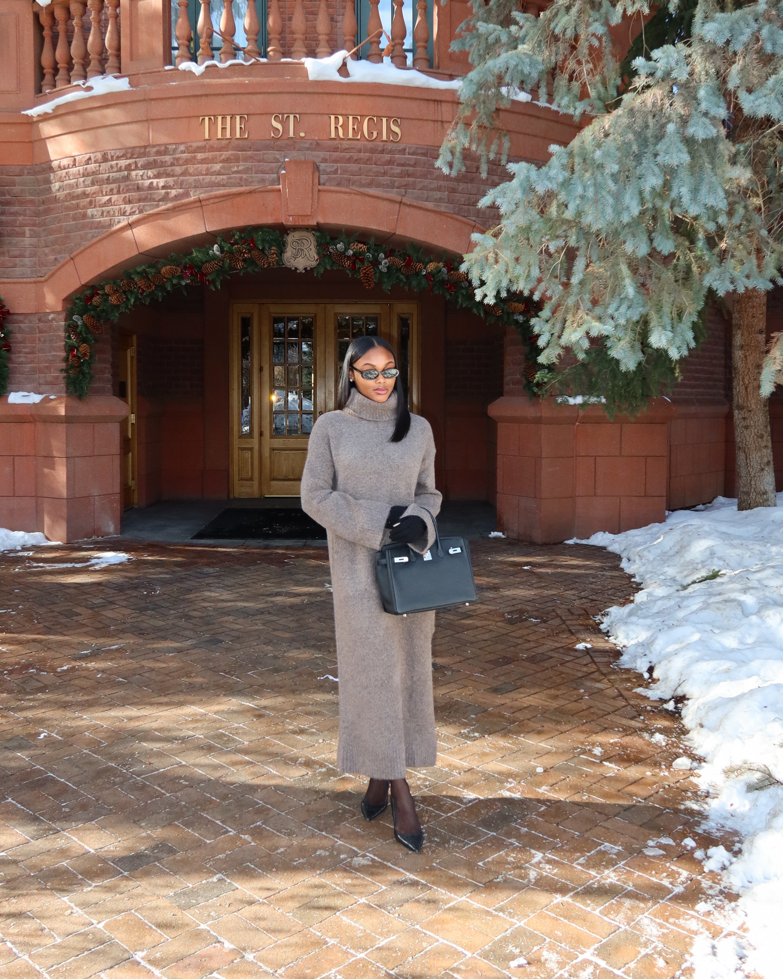 Ash Grey Sweater Dress! Wearing an XS. The fit is a bit oversized, so I suggest sizing down if you are in-between sizes! 

#LTKHoliday #LTKSeasonal #LTKShoeCrush