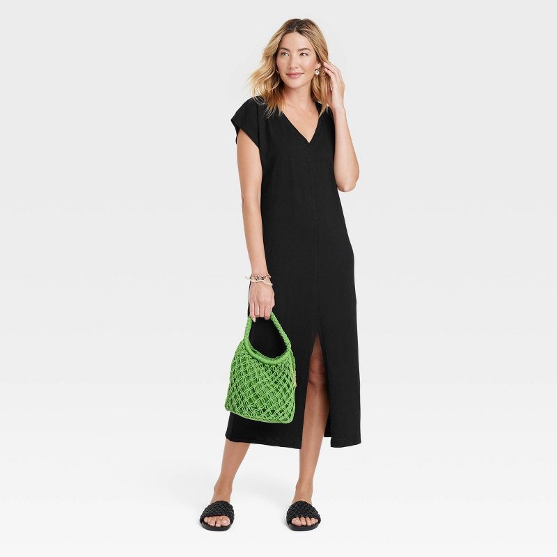 Women's Short Sleeve V-Neck Knit Dress - Universal Thread™ | Target