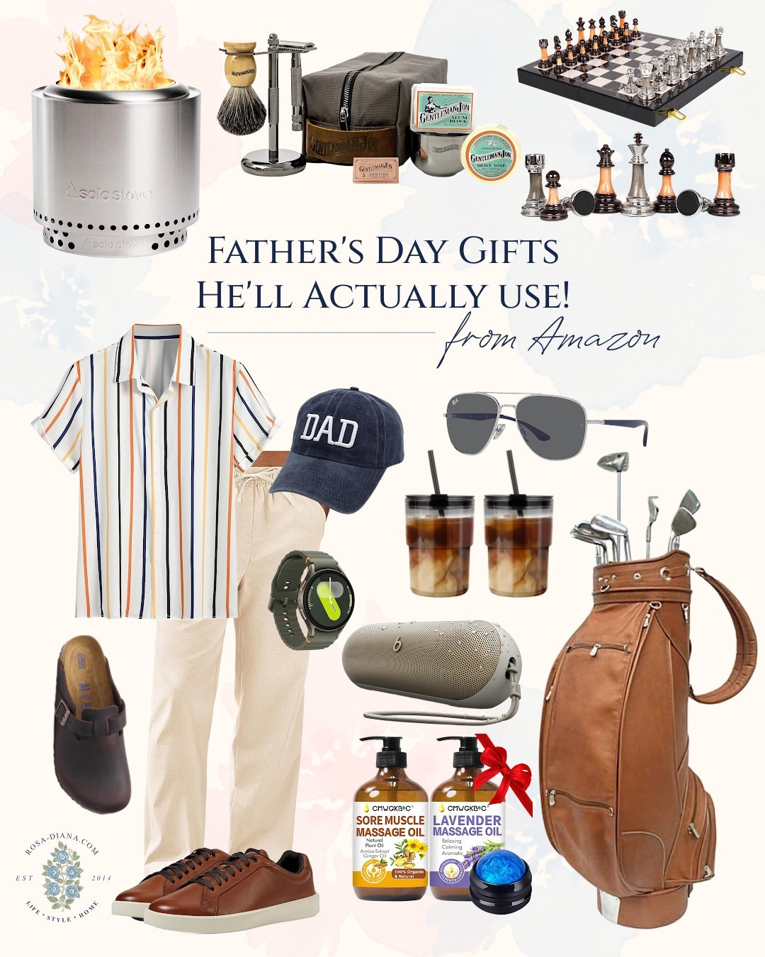 This is a well curated list of some great father's day gift ideas he'll actually use! Amazon finds, gifts for him, golfer, techy guy, summer fun, board gamesgifts, gift guides 

#LTKMens #LTKSeasonal #LTKStyleTip