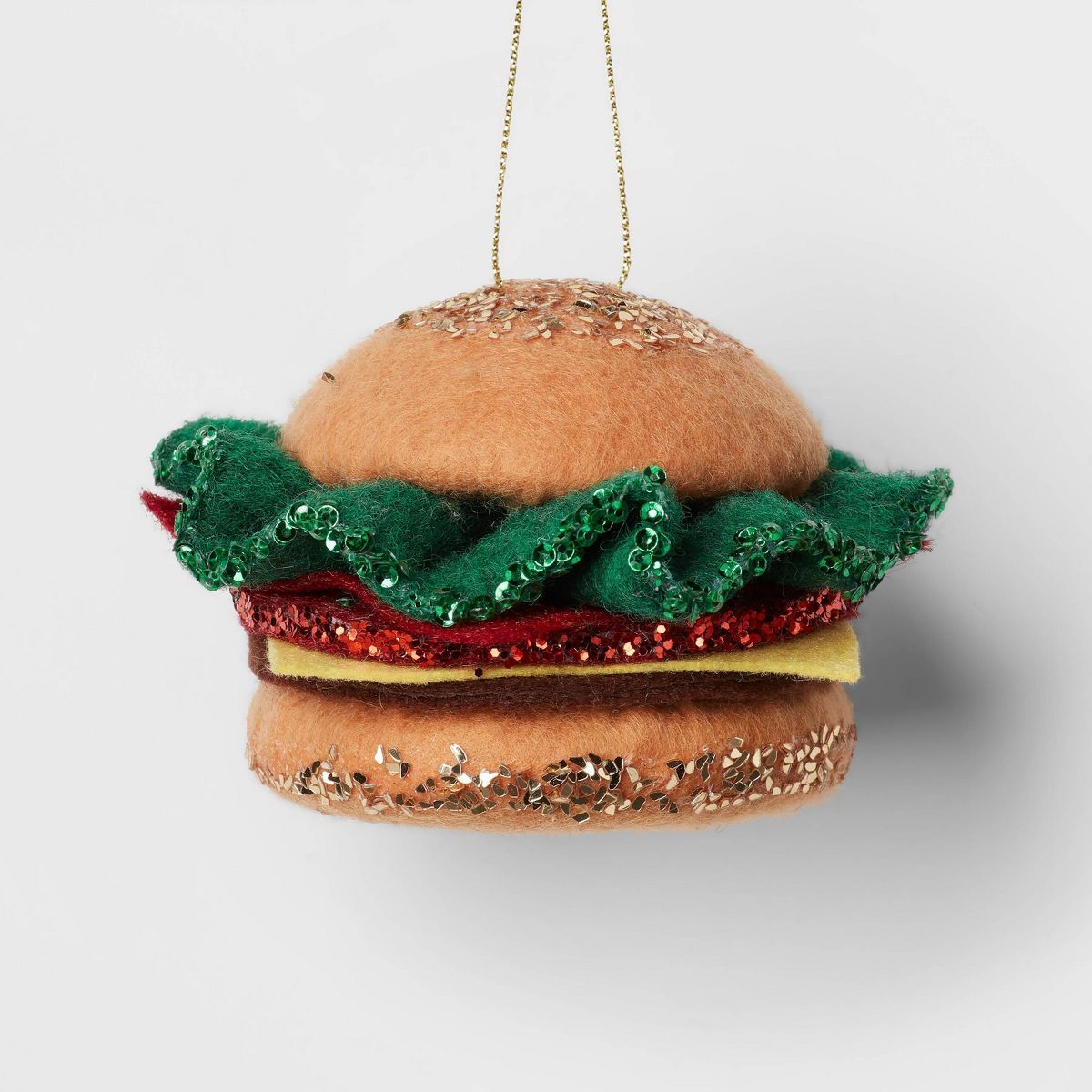 Felt Burger Christmas Tree Ornament - Wondershop™ | Target