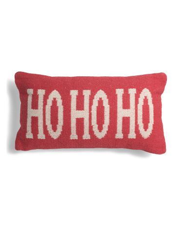 11x21 Ho Ho Ho Pillow | Marshalls